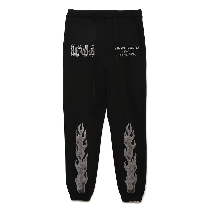 Embroidery Fire Lounge Sweat pants - mono – MAYO