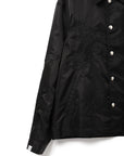 Stairway to heaven embroidery COACH JACKET- BLACK