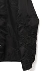 Stairway to heaven embroidery COACH JACKET- BLACK