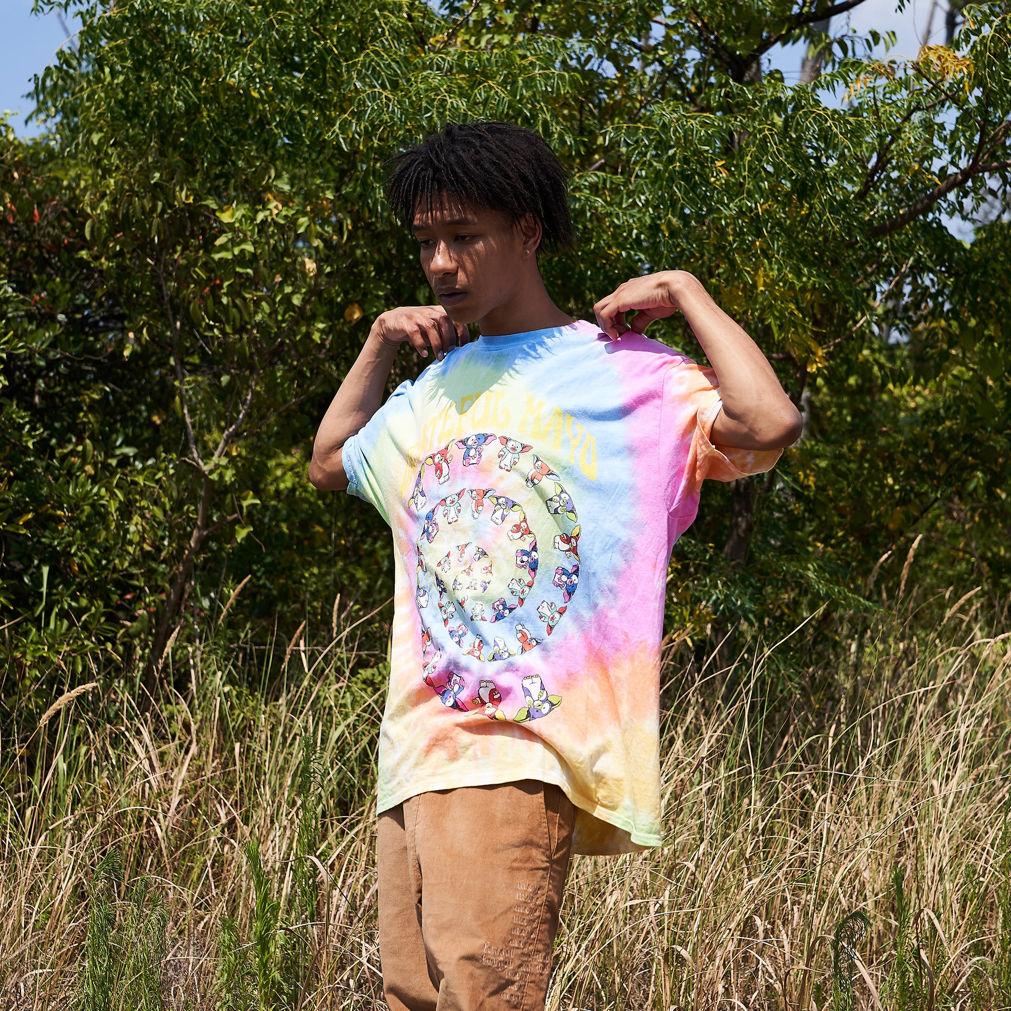 GRATEFUL MAYO Tee - TIE DYE ETERNITY