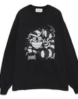 MAYO ALIXX CAT Long Sleeve Tee Type2 - WHITE / FADE BLACK