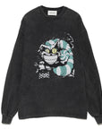 MAYO ALIXX CAT Long Sleeve Tee Type1 - WHITE / FADE BLACK