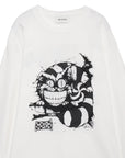 MAYO ALIXX CAT Long Sleeve Tee Type2 - WHITE / FADE BLACK