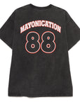 MAYONICATION Short Sleeve Tee - FADE BLACK