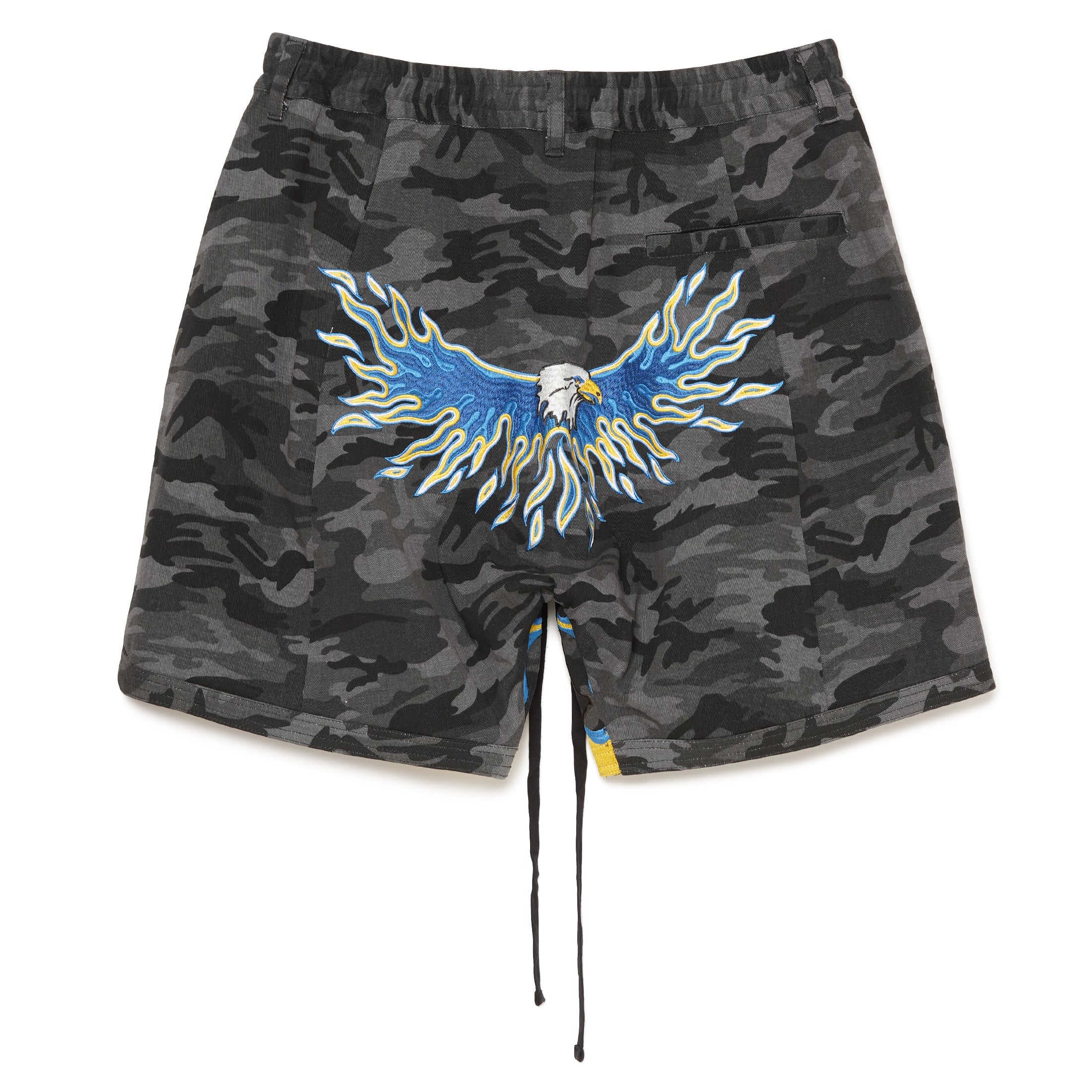 MAYO Fire Eagle Camo Embroidery Shorts