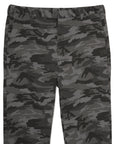 Forget me not Camo embroidery Lounge pants - BLACK