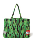 MAYO × SALOOM Fire Patterned Sauna Bag - BLUE / GREEN