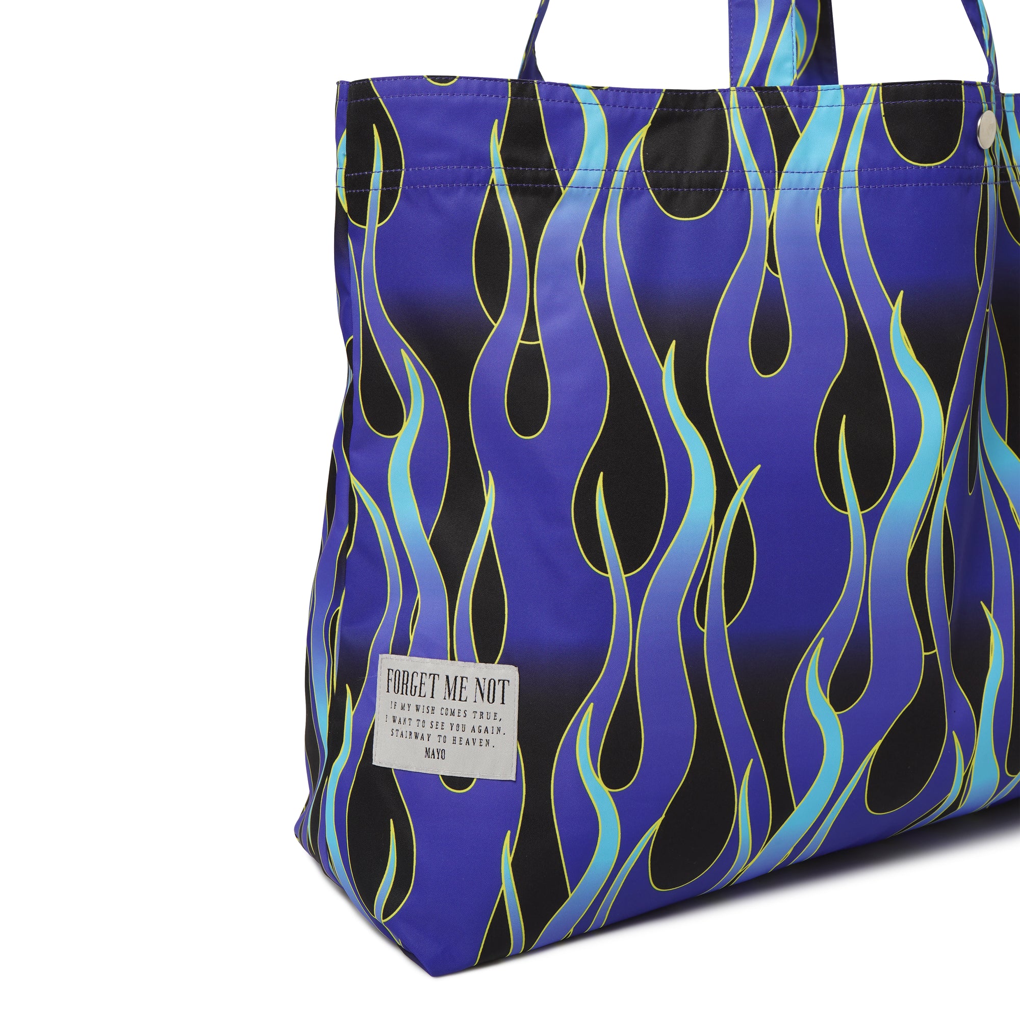 MAYO × SALOOM Fire Patterned Sauna Bag - BLUE / GREEN