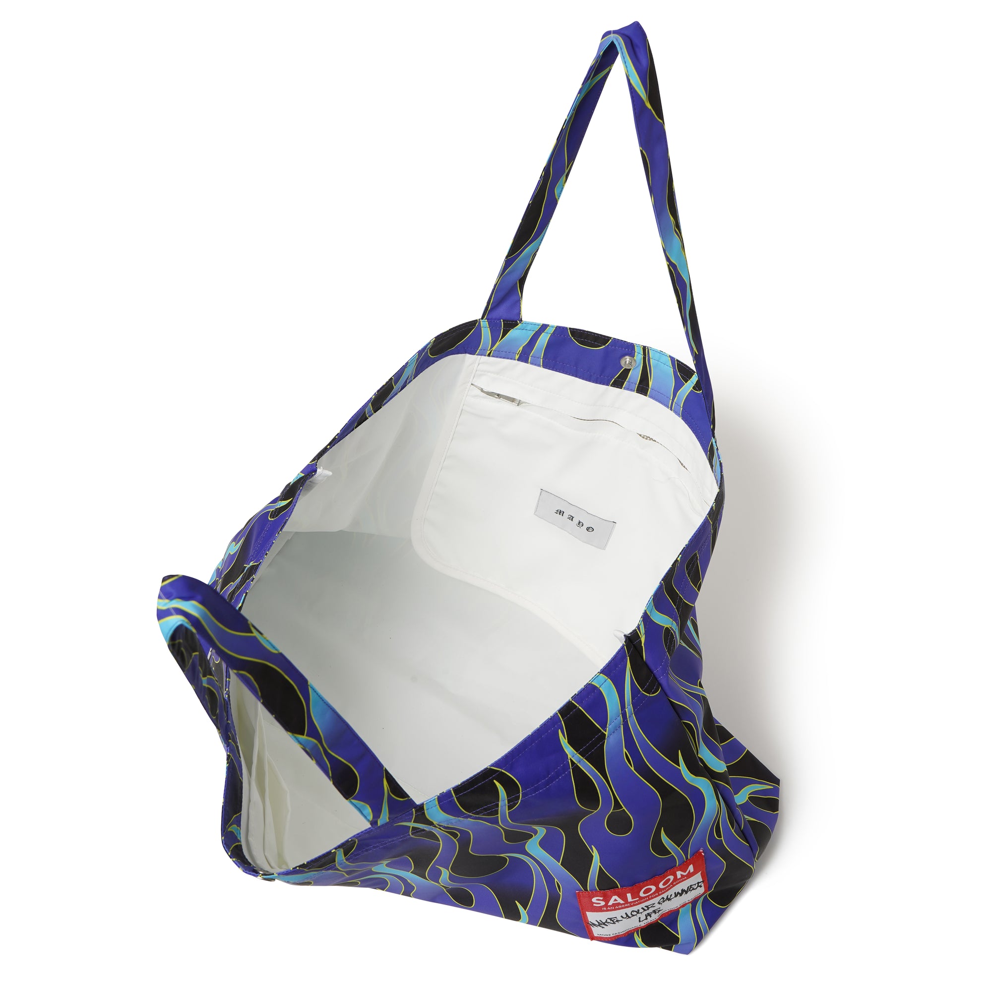 MAYO × SALOOM Fire Patterned Sauna Bag - BLUE / GREEN