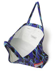 MAYO × SALOOM Fire Patterned Sauna Bag - BLUE / GREEN