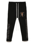 MAYO JESUS Embroidery Side Snap Lounge pants - BLACK