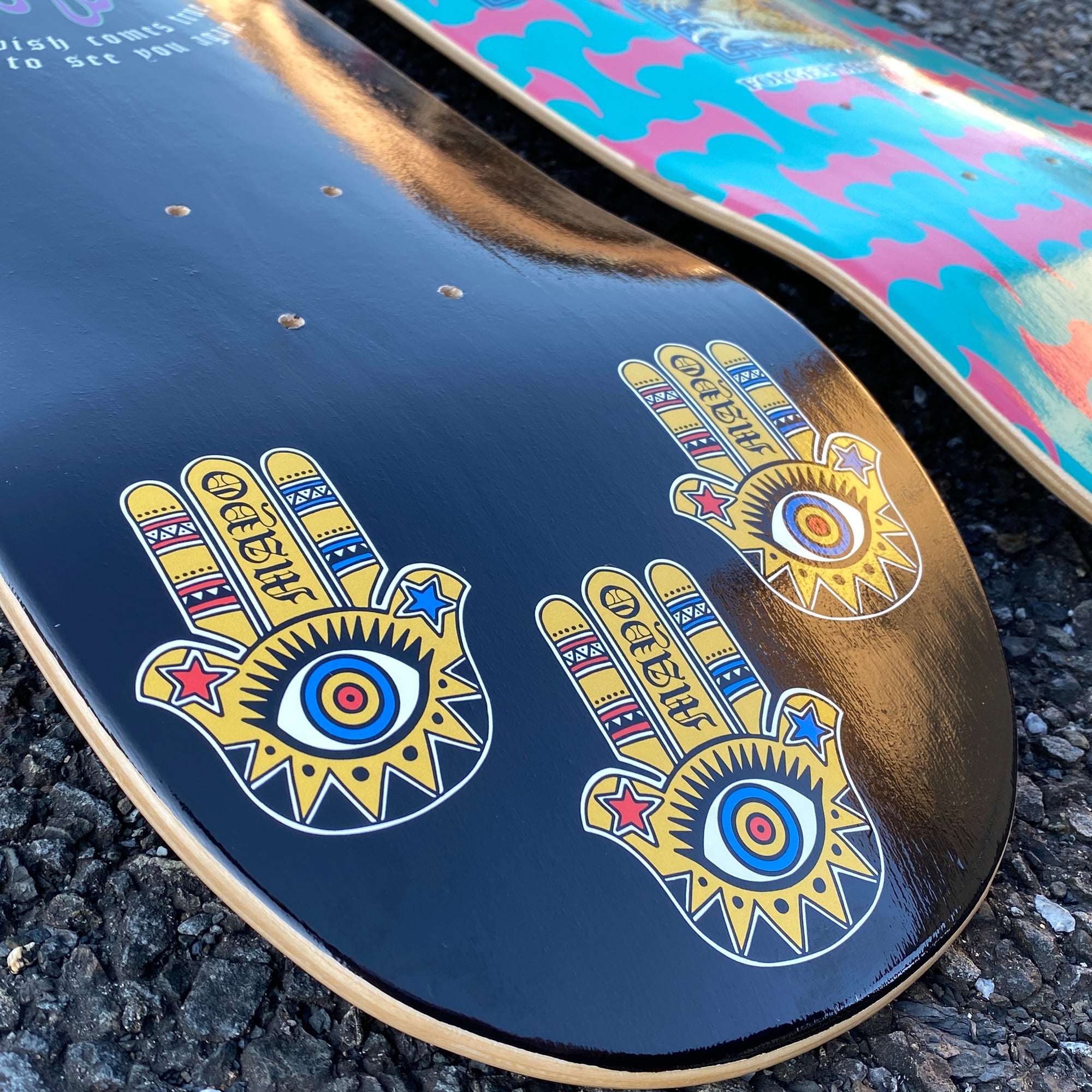 MAYO RIP HEART SKATEBOARD