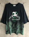 slave of mayo FELXX Panther fire raglan sweat cut sew - BLACK×GREEN