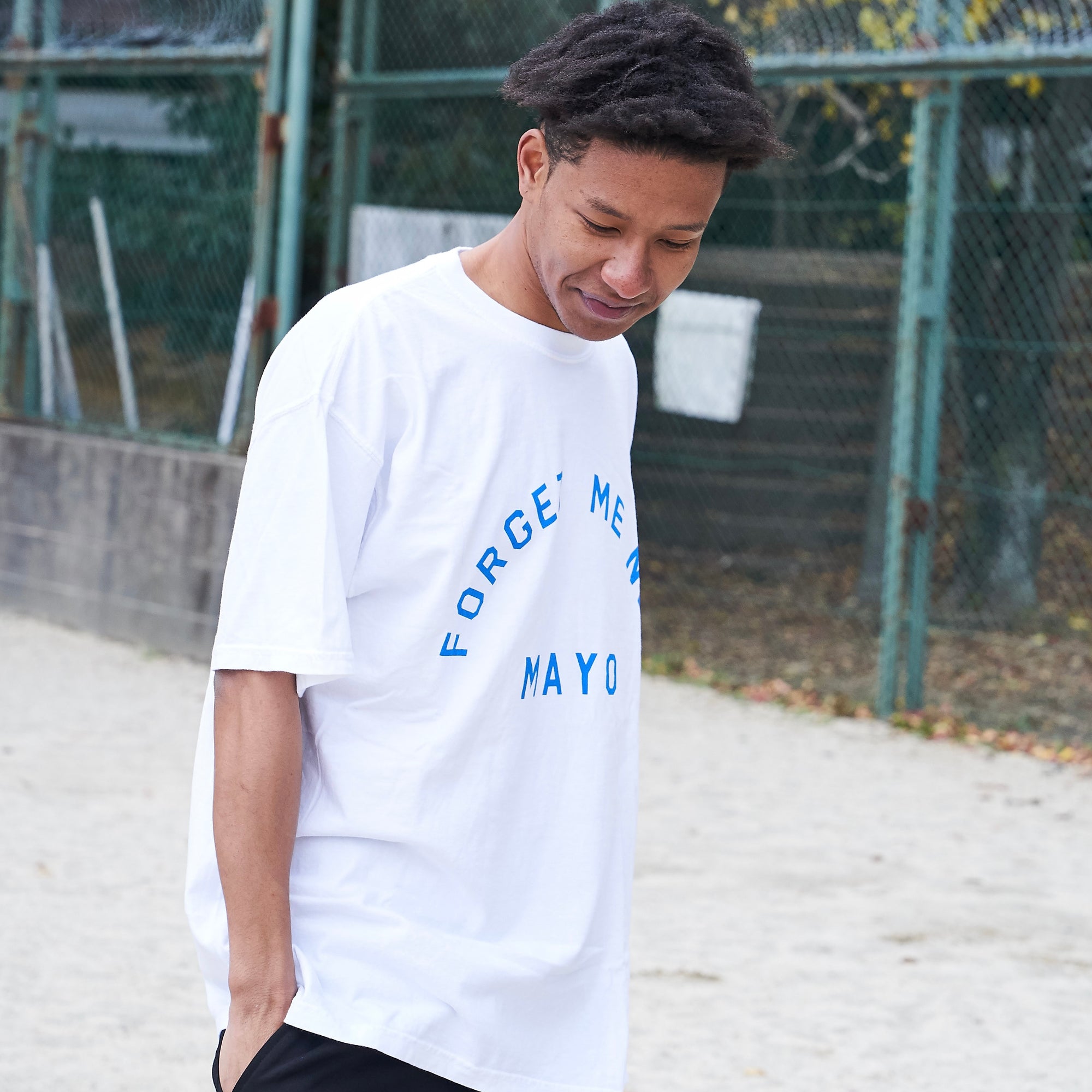 Forget Me Not LOGO Short Sleeve Tee - WHITE